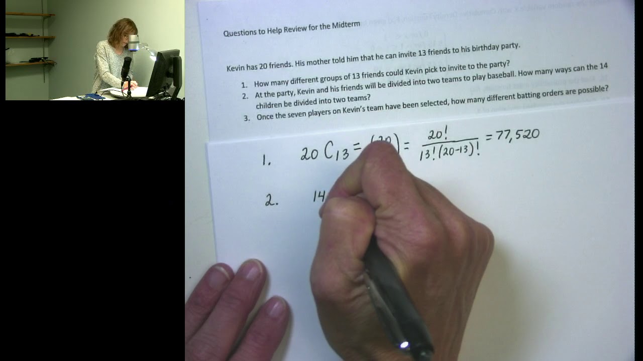 STAT 151 Midterm Review Exercise Solutions Part 1 - YouTube
