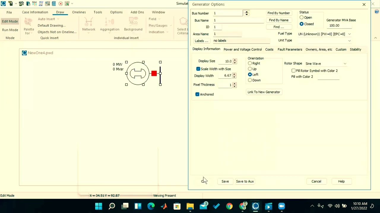 Power World Simulator Tutorials; Lecture 1: Basics