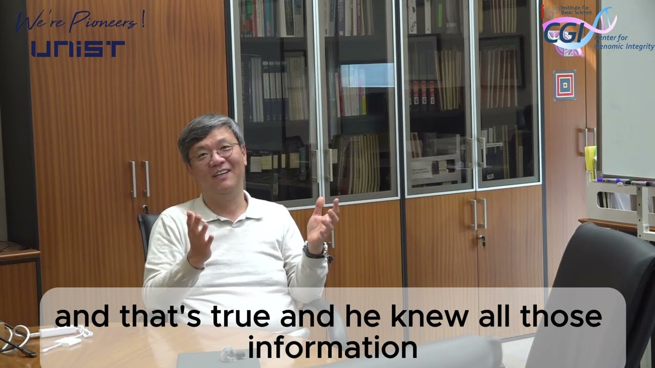 [SNS 서포터즈] UNIST 명경재 교수님 인터뷰 (IBS 유전체 항상성 연구단장) A talk with IBS Director Prof. Kyunjae Myung