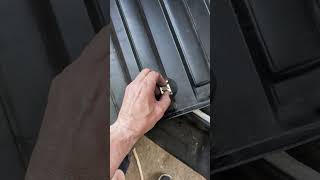 Diesel heater and fuel tank in Chevy Express van