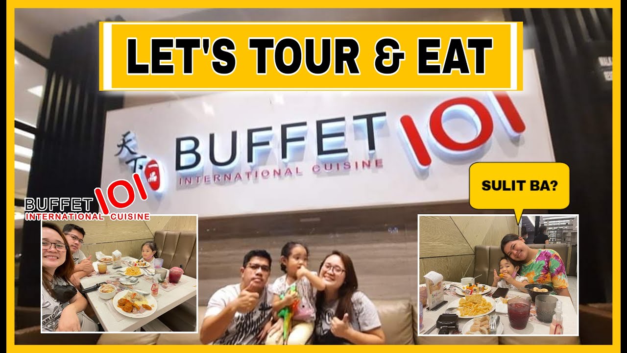 DINNER AND TOUR IN BUFFET 101 INTERNATIONAL CUISINE MOA SEASIDE Team