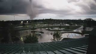 Andover Tornado, April 29, 2022, City Hall Security Camera Footage
