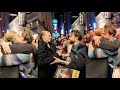 Kieran Culkin Emotional Reunion With Sarah Snook For Broadway Picture in New York City Music Box...