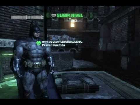 Batman Arkham City guia 100% Park Row Trofeos - YouTube