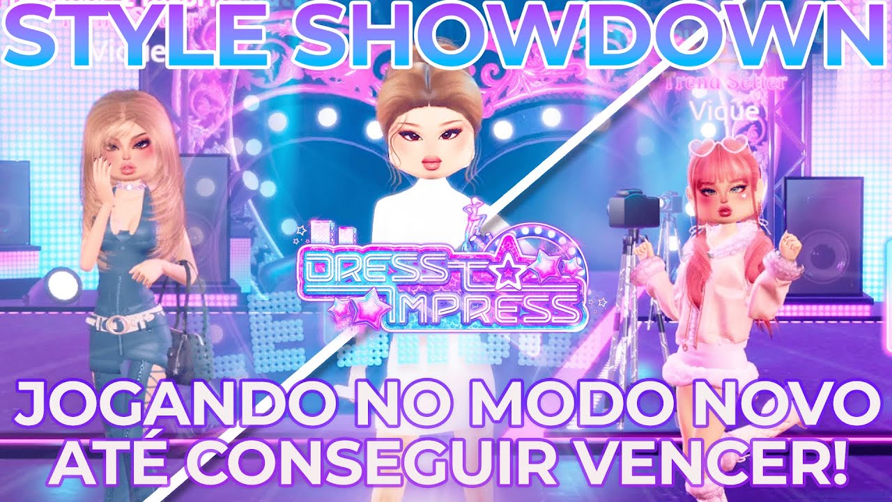 Jogando o NOVO MODO do DRESS TO IMPRESS até VENCER!
