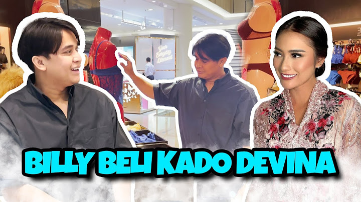 BILLY SYAHPUTRA KASIH KADO SPESIAL DI ULANG TAHUN DEVINA