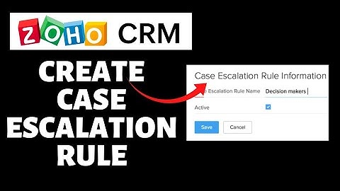 How To Create Case Escalation Rule on Zoho CRM | Zoho CRM Tutorial