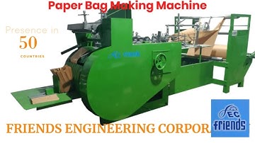 Paper  Bag Making Machine with 4 Colour Flexo Printing