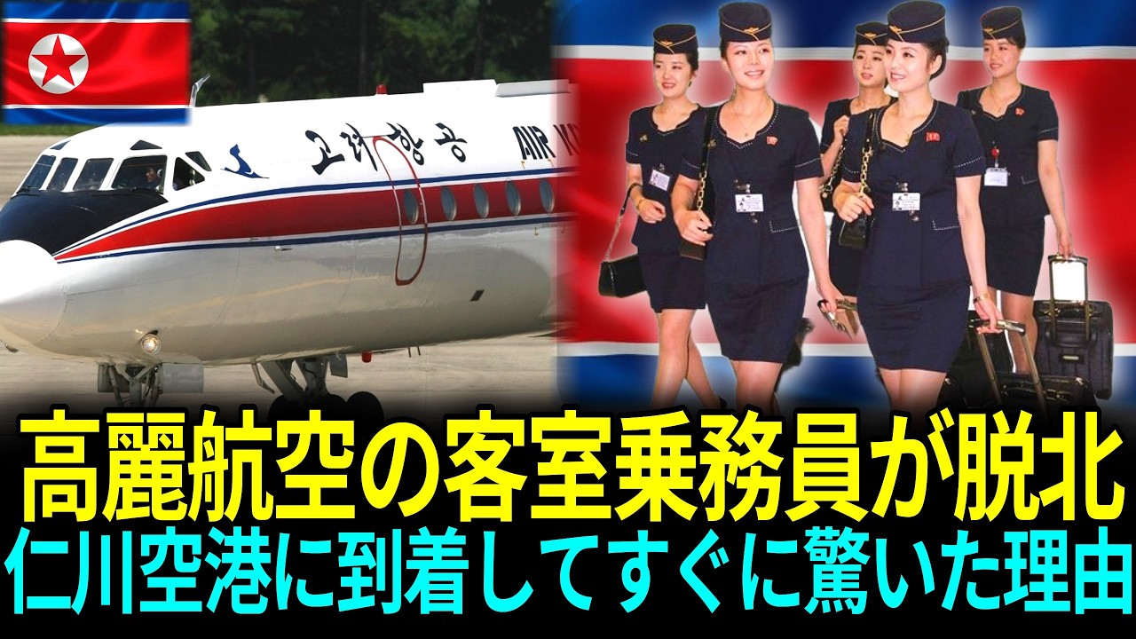 高麗航空の女室乗務員が脱北に堕落に到着してすぐに意外な理由 ㅣ脱北感動ストーリー