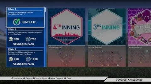 MLB® The Show™ 19 5th Inning Program Conquest Challenge Goal 1