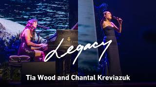 Chantal Kreviazuk and Tia Wood perform a duet at Legacy: A Celebration of David Suzuki at 90