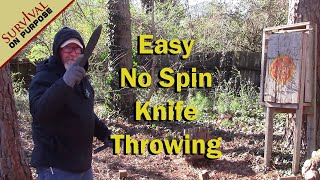 No Spin Knife Throwing For Beginners - Sharp Saturday