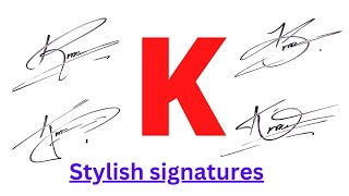 K signature | How to do k signature | K signature style screenshot 5