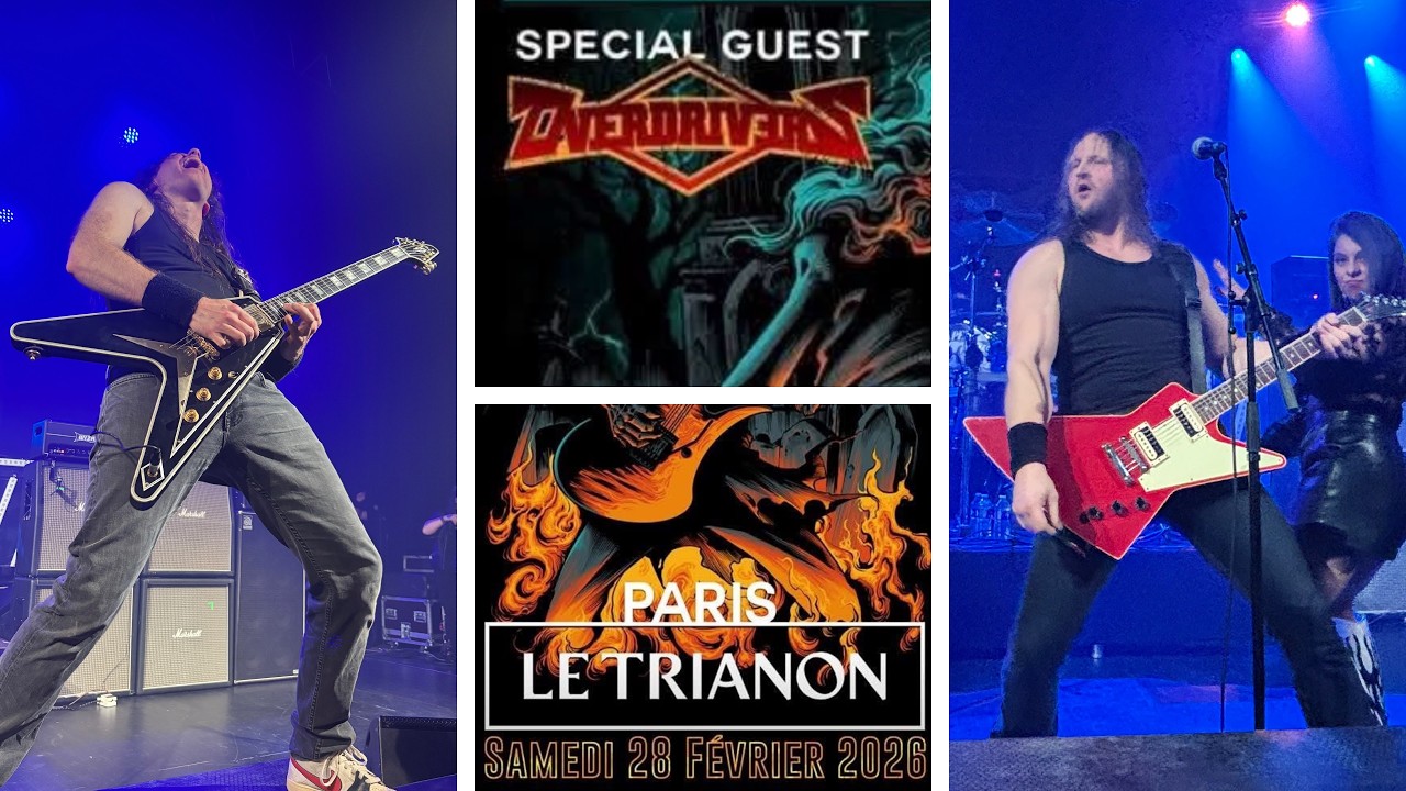 OVERDRIVERS - Le Trianon, Paris (France) 28/02/2026 (Extraits)