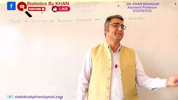 Identification of a Discrete and a Continuous Variable (URDU/HINDI)