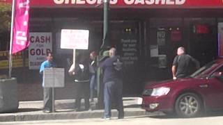 It s all about the money Money Stop sells stolen items woman protests