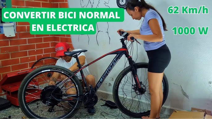 BICICLETA ELECTRICA CASERA +60Km/h y 100km ! Montar un Kit de Motor  Electrico en tu Bici 