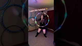 Isolation tutorial✨hula hoop trick tutorial