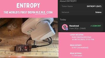 The First DePIN Meme Coin! ENTROPY - New Project Solana! Cheap and Guide on Join & Setup ESP32-S3 👍