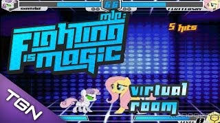 Fighting is Magic: Virtual Room (Sweetie Bot vs Fluttershy)