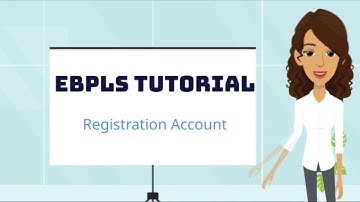 eBPLS Registration Account