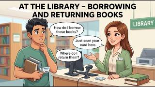 At the Library – Borrowing and Returning Books