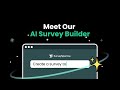 Create surveys using AI | Presenting the new AI survey builder | SurveySparrow