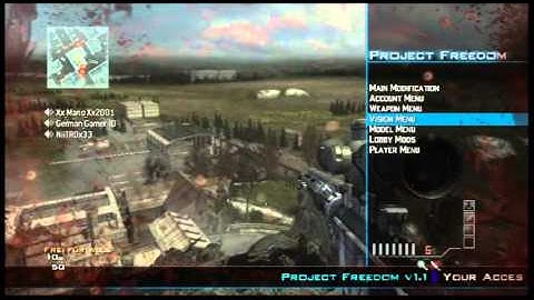 Seb 5594´s Mod Menu "Project Freedom" [MW3/1.24/PS3]