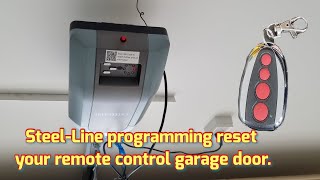 Steel Line Programming reset your remote control garage door