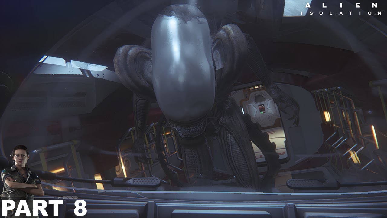 ALIEN ISOLATION Walkthrough Gameplay Part 8 - AMANDA RIPLEY (FULL GAME) 