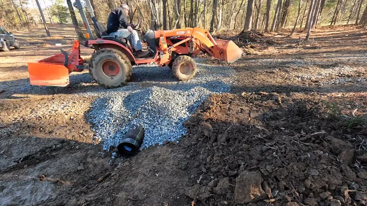 Installing an 8” Culvert Pipe in a Gravel Driveway
