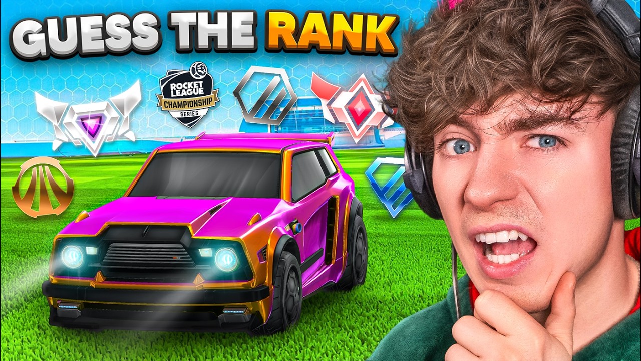 Ich Errate EUREN RANG In ROCKET LEAGUE! 🤔🤯
