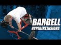 Exercise Index Barbell Hyperextensions 