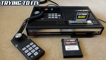 BROKEN 1980s CBS ColecoVision Home Video Game Console - Trying to FIX