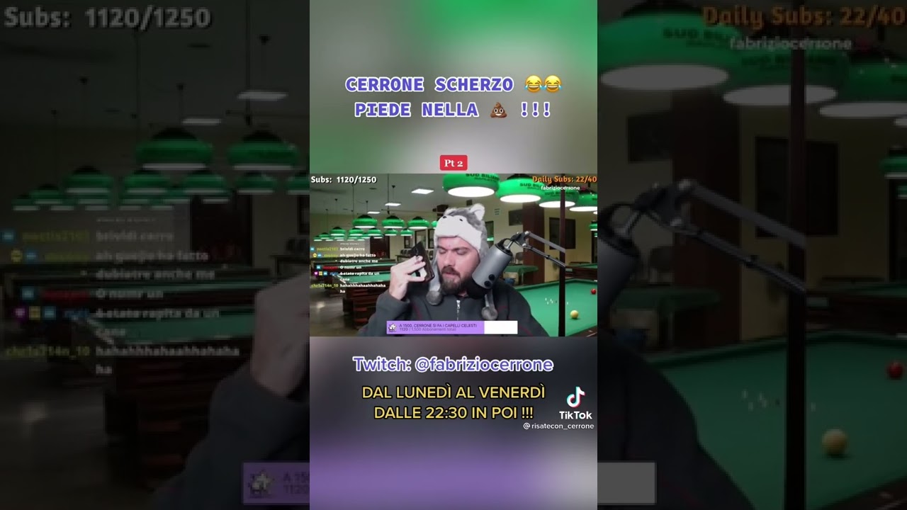 Cerrone scherzo piede nella 💩 pt2