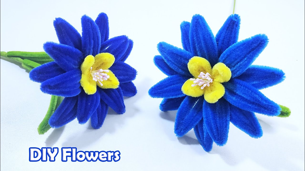 Простая идея! Как сделать цветы из проволоки для чистки трубок | Урок для начинающих. 