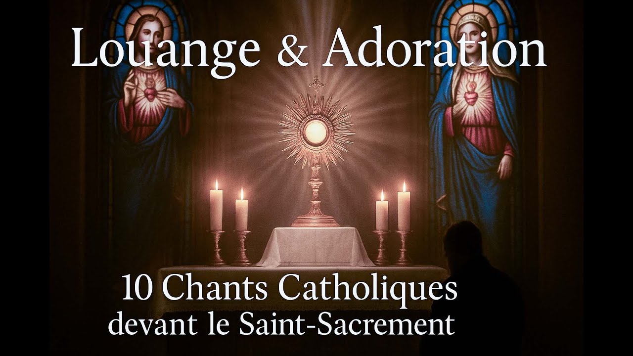 🎵 Louange & Adoration Eucharistique | 10 Chants Catholiques en Français pour la Présence de Dieu