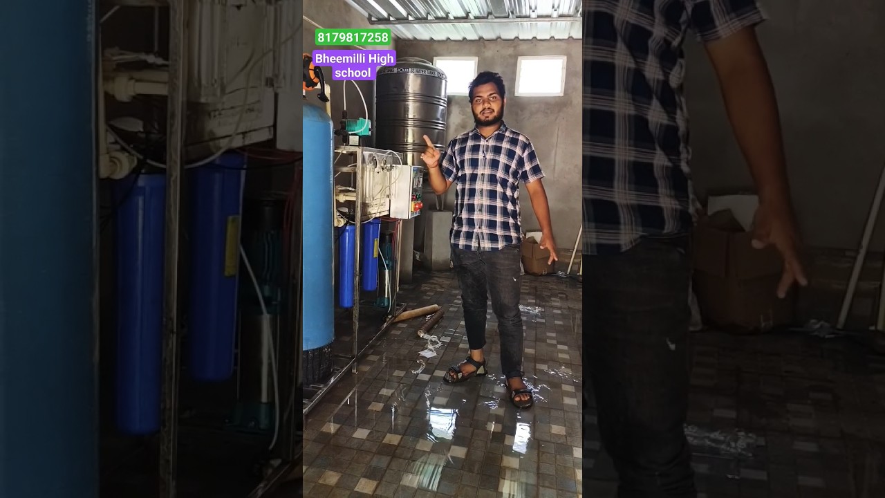 Bheemilli High school Drinking water plant (Before & After) Renovation