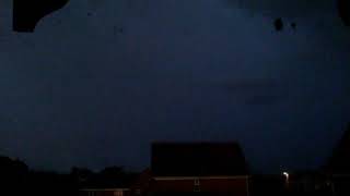 Thunder Storm in Cheshire UK Tonight! Giant Lightening bolt approx 5:40 mins in