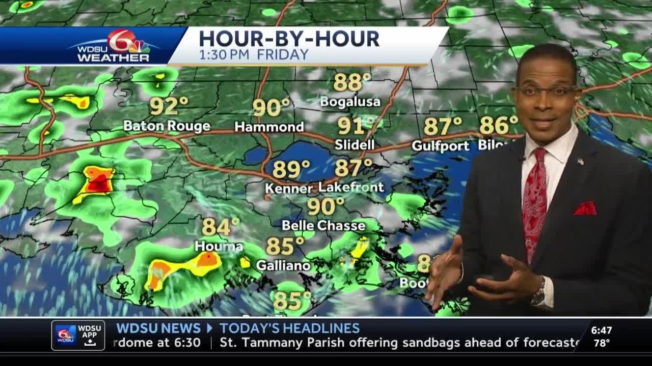 A partly cloudy and hot Friday - YouTube
