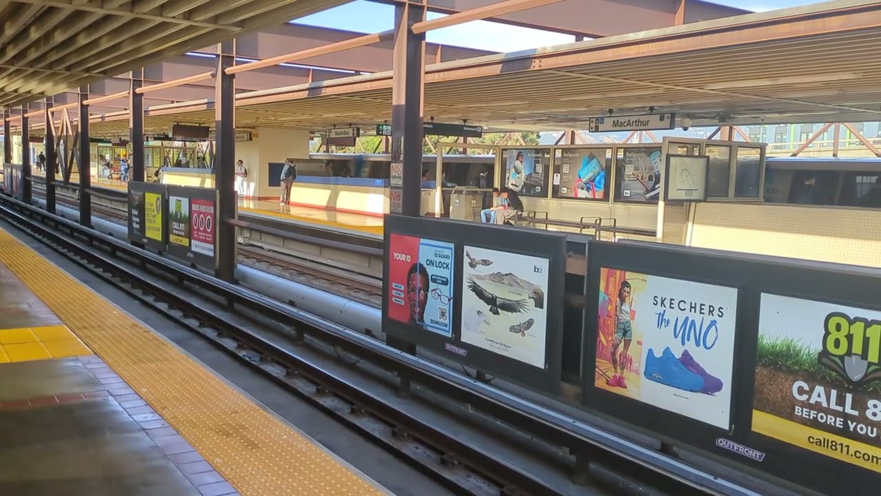 8/22/2025 MacArthur BART station mini railfanning.