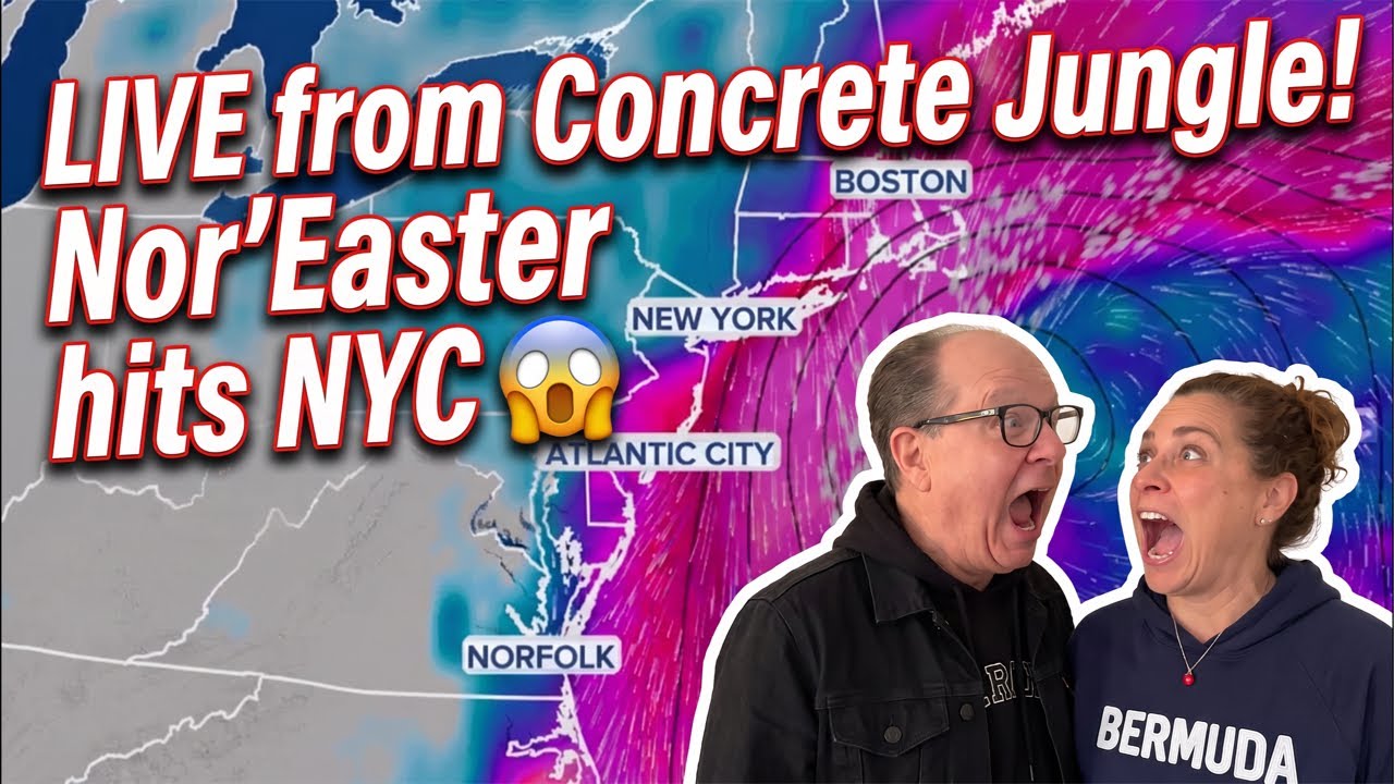 LIVE📍Fall Nor’easter is Hits NYC! 🌬️