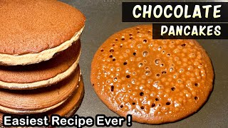  Easy Chocolate Pancake Recipe How to Make Healthy Chocolate Pancakes with Icing Filling