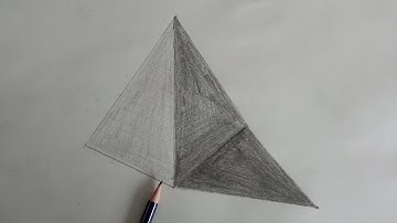 Learn to Draw and Shade a Pyramid // How to Draw a Pyramid