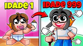 A Cada CLIQUE eu FICO MAIS VELHA no ROBLOX!