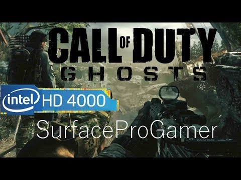 Call of Duty Ghost on Microsoft surface pro 1280x720 Low Settings (intel hd 4000) 