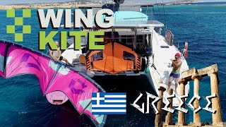 Catamaran Wing and Kiteboarding Cruise in Greece - True Experience