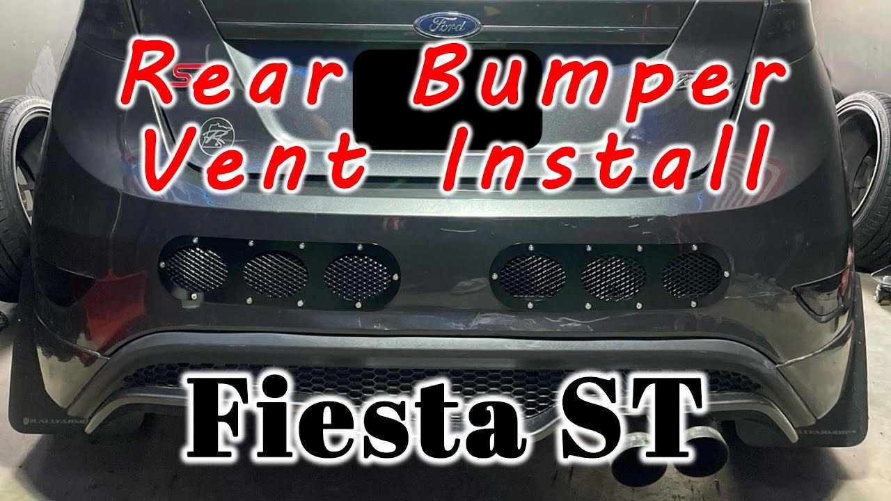 Installing Rear Bumper Vents- FIesta ST