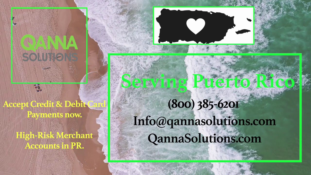 Puerto Rico cannabis dispensary credit card and debit card payment processing for high risk accounts