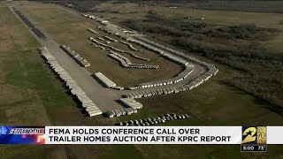 FEMA holds conference call over trailer homes auction after KPRC report